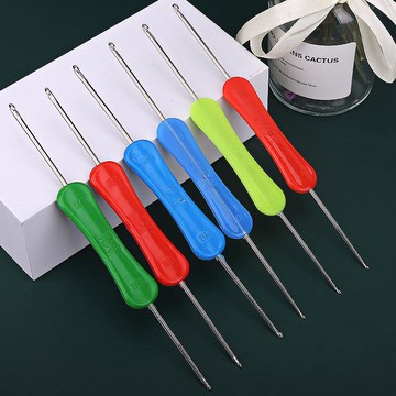 鉤針工具全套雙手工頭毛衣小勾針鉤帽子針編織勾毛衣針diy細鉤針.