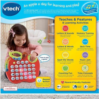 Vtech 英語学習 子供 幼児 知育玩具 アルファベットアップル りんご