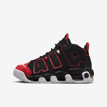 NIKE  AIR MORE UPTEMPO (GS) 大童 休閒鞋 男鞋女鞋 - 黑紅 -FB1344001