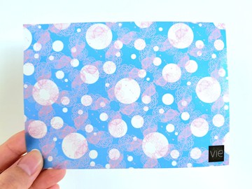 手繪印花圖案卡片 -  我真實我驕傲