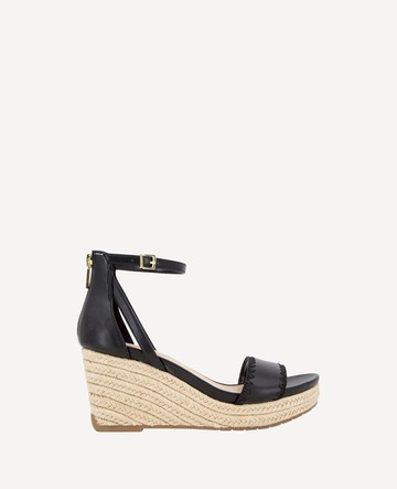 Kenneth Cole | Reaction - The Colton Espadrille Wedge Sandal in Black, Size: 6