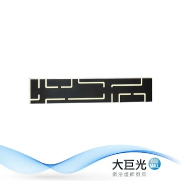 【大巨光】簡約風-附LED 18W單燈壁燈-中(MF-3554)