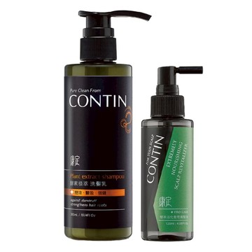 酵素植萃洗髮乳 300ml+康定極萃養髮液120ml