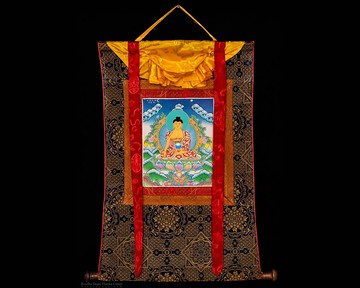 神聖的釋迦牟尼唐卡