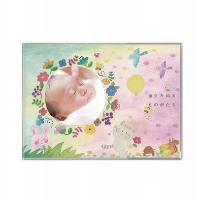 エコー写真 アルバム 「10ツキ10カものがたり mongobess」 出産祝い 十月十日 とつきとおか ママ ベビー 出産 記録 アルバム 誕生の物語
