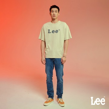 Lee 726 涼感 彈性中腰標準直筒牛仔褲 男 中藍洗水 LB417020524