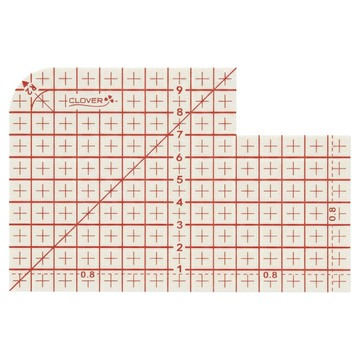 Clover 可樂牌 熨斗用定規尺 150 x 100mm  1個