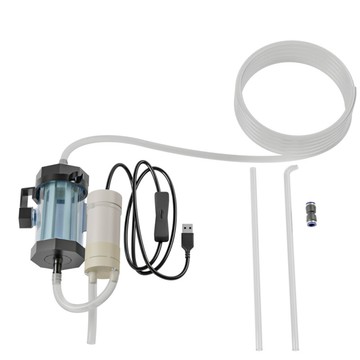 清潔用品 【喜多多】魚缸換水器 USB吸便器 魚缸吸污機 電動抽水泵 魚缸清潔工具（280泵 強勁吸力 自動吸水吸糞）