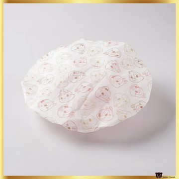 迪士尼 Chip & Dale 可重複使用浴帽 | 可愛的卡通浴帽可水洗織物頭髮保護