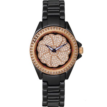 ELIDA時來運轉 晶鑽陶瓷錶-黑(EA2882-1DLRB7)【ERICA STORE】