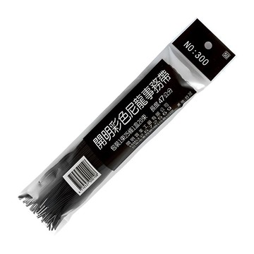 開明 NO.300  黑色 事務帶 卷宗繩  47cm/ 1束25條