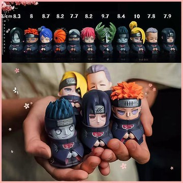 E哥❤現貨GK掌心繫列火影忍者盲盒全套曉組織Q版手辦模型汽車擺件公仔周邊預售
