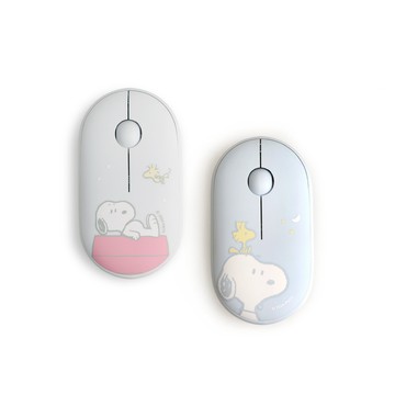SNOOPY Peanuts史努比三模無線藍牙滑鼠-Snoopy一鍵多工 輕鬆切換裝置
