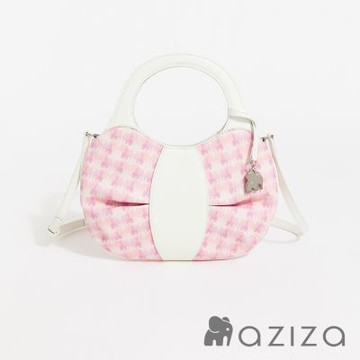 aziza DOPAMINE手拿斜背蝴蝶包 粉色