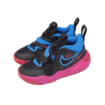 [ACS] Nike 籃球鞋 Team Hustle D 11 LIL PS 中童 小朋友 黑藍 FD6727-001