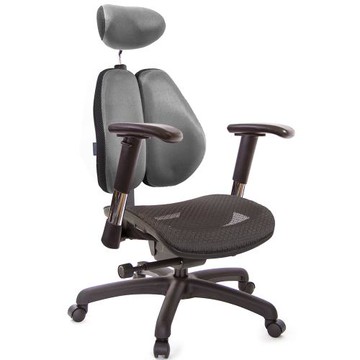 GXG 高雙背工學 電腦椅(2D滑面金屬扶手)  TW-3076 EA6