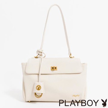 PLAYBOY - 肩背包  Fabulous系列 - 米色