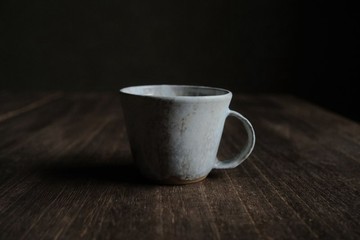 白層・琉璃海・無聲的瀑布・把手杯子