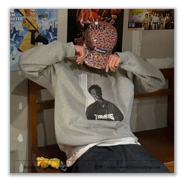 【HAO NICE】潮到不行Supreme x Thrasher 聯名滑板明星人像印花 長袖 長T 大學T