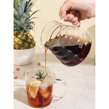 HARIO耐熱玻璃手沖咖啡鍍鈦分享壺家用V60云朵壺濾紙濾杯套裝XGS