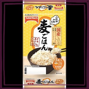 テーブルマーク 麦ごはん 国産コシヒカリ使用 3食 (160G×3個)×8個入