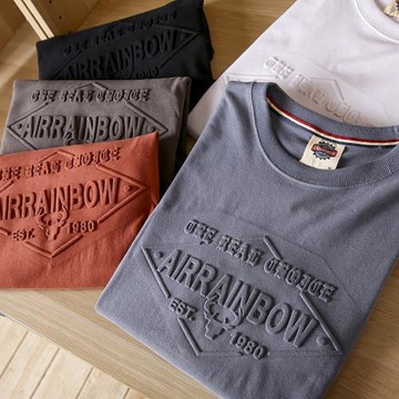 3D立體印花！秋季新款全棉水洗磨毛男士休閑百搭圓領長袖T恤打底