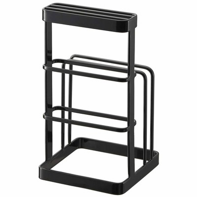 包丁・まな板スタンド TOWER タワー カッティングボード＆ナイフスタンド 包丁立て まな板立て 収納 包丁・まな板スタンド ブラック