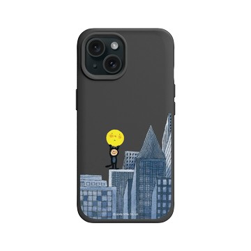 iPhone 15 SolidX 黑 - 幾米 Jimmy Liao - 月亮忘記了-城市