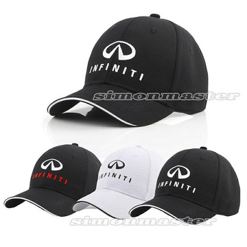 汽車標誌遮陽棒球帽時尚 Snapback 帽子嘻哈高爾夫運動男女通用尖頂帽, 用於 Infiniti G20 G25 G