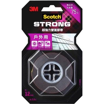 3M Scotch 超強力雙面膠帶 戶外用 12mmX1.5m
