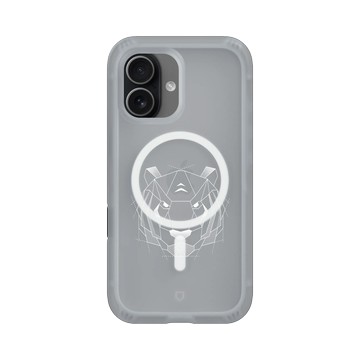 iPhone 17 AirX 流變灰 - Animal Silhouette / 動物剪影 - 幾何-動物系列/虎