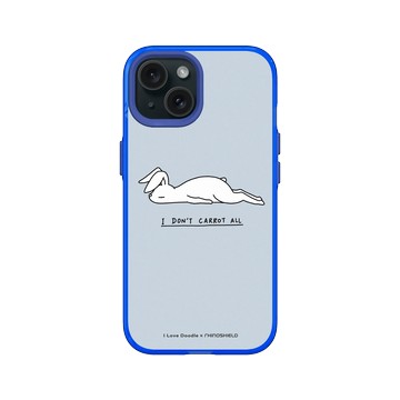 iPhone 15 Clear 激光藍 - ilovedoodle (Lim Heng Swee) - Rabbit Don't Care 兔子