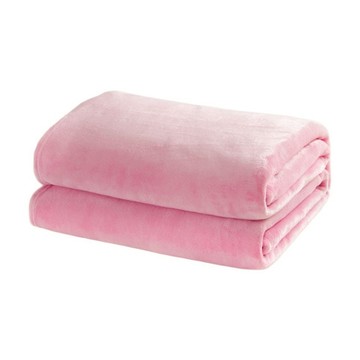 MOON SHADOW HOUSE 法蘭絨毯 玫瑰粉  100 x 150cm