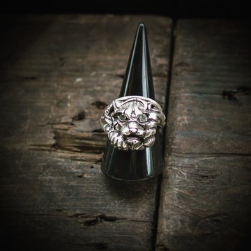 snow leopard 雪豹 925銀戒