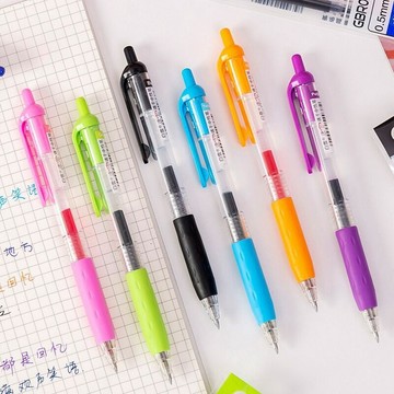 速乾彩色中性筆 W44 💥超惠購go💥 糖果色 按動原子筆 簽字筆 寫字筆 學生分享禮物 學生獎品