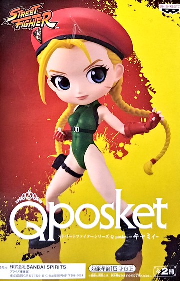 日版 Posket 快打旋風 倩咪 嘉米 A款 STREET FIGHTER Qposket 公仔 約14公分高