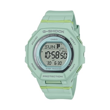 CASIO卡西歐 G-SHOCK 藍牙 跑步訓練 活力時尚 清新綠 纖薄舒適 運動系列 GMD-B300-3_43.8mm