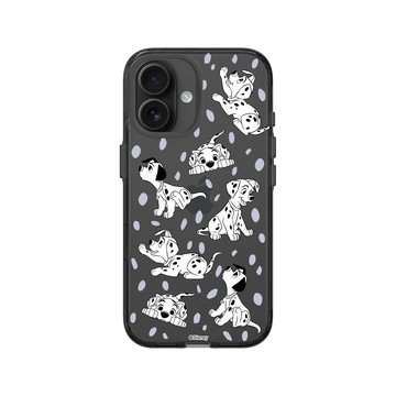 iPhone 16 Clear (相機按鈕) 酷墨灰 - 迪士尼-經典系列 Disney Classics - 101忠狗 - 小犬