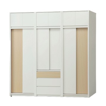 【MUNA家居】羅威8X8尺推門衣櫥