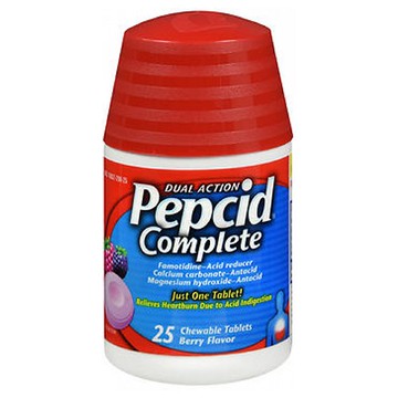 Pepcid Complete Chewable Berry Flavor 25 Tabs by Pepcid