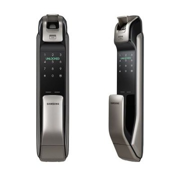 SAMGSUNG 三星 SHP-DP728推拉式電子鎖(頂級款)-銀色(含基本安裝)