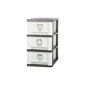 Keyway亞士都三層櫃(附輪)