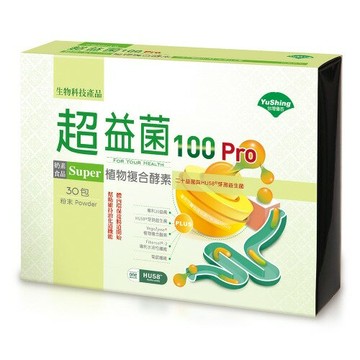優杏 超益菌100 Pro酵素粉末包2公克×30包/盒 特惠中