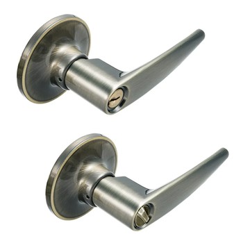 FAULTLESS 加安牌 水平房門鎖 LH807  青古銅  1個