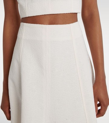 Veronica Beard Fellini floral jacquard midi skirt