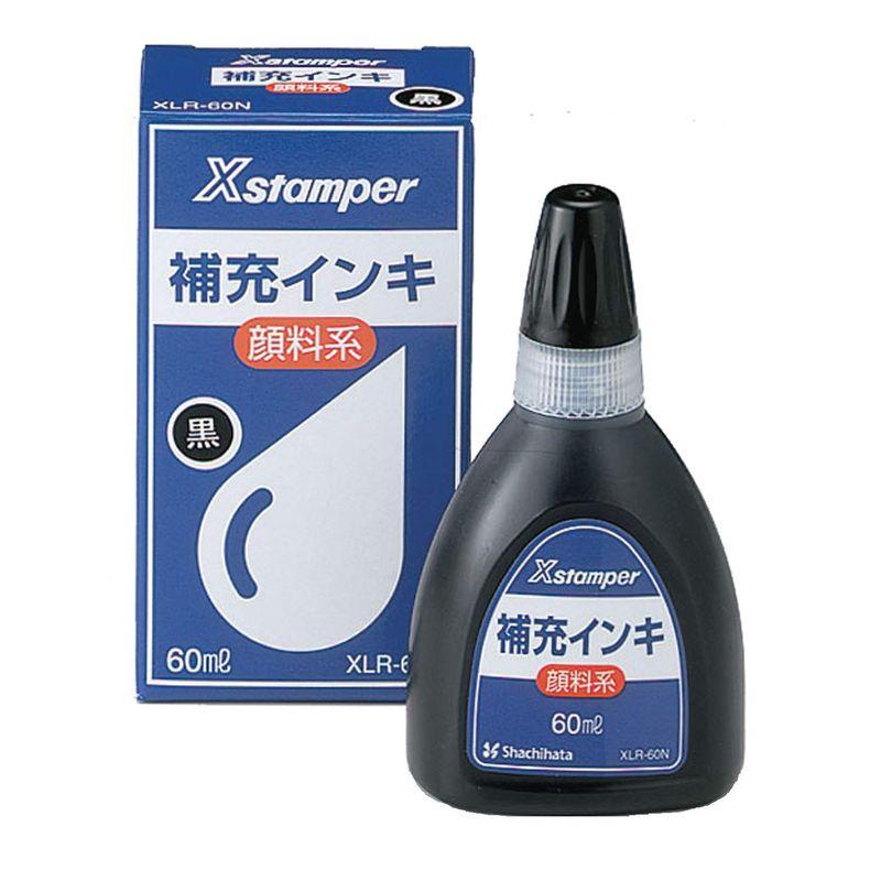 シヤチハタ Xスタンパー 顔料系インキ XLR-60N-K 60ml 黒