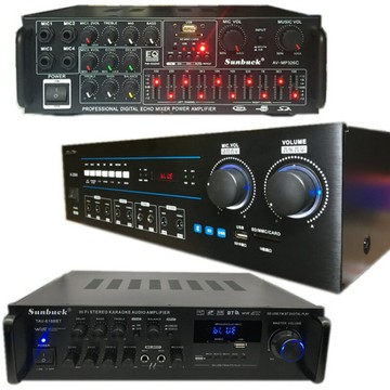 額定500W大功率家用功放機五聲道功放高保真K歌功放內置藍牙遙控【北歐居家生活】