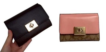 ~雪黛屋~COACH 證件夾國際正版保證進口防水防刮皮革五金轉釦蓋式主袋附品證購證塵套提袋等10-15日C767891