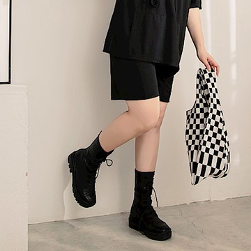 OB嚴選-雲朵自訂款-懶人救星腰鬆緊口袋短褲