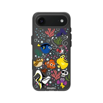 iPhone Air Clear (相機按鈕) 酷墨灰 - 迪士尼-皮克斯 PIXAR - 海底總動員 - 角色集合